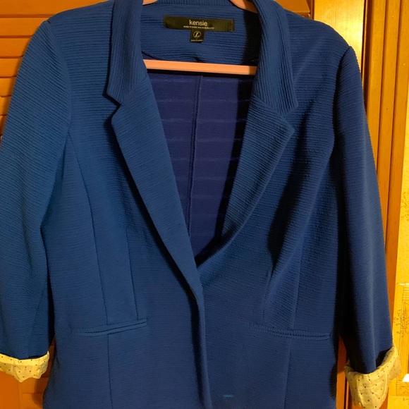 Blue fashion blazer